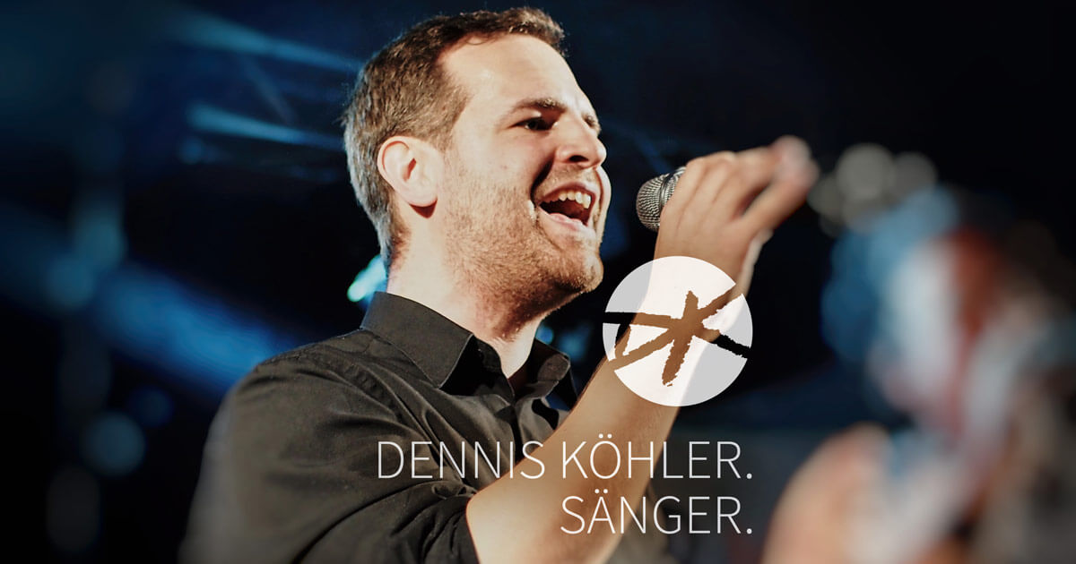 Musik für Events Dennis Köhler. Sänger.