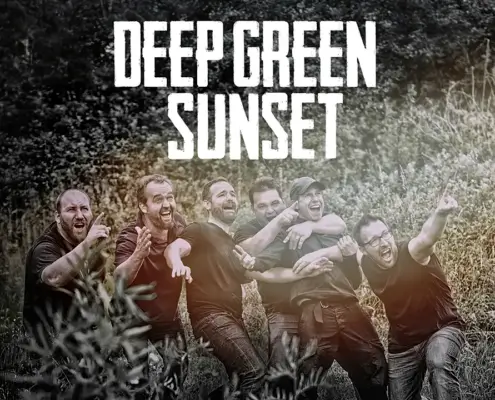 Deep Green Sunset